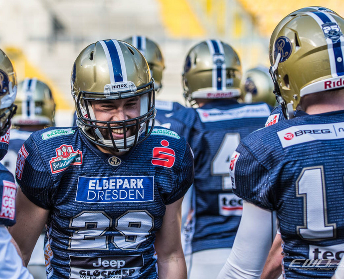 Logo on the Dresden-Monarchs' jersey